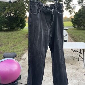 harley davidson traditional jeans‎ Womens 18 P Black blue denim biker